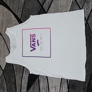 VANS OFF THE WALL THE ORIGINAL SINCE 1966 OMBRE LOGO CLASSIC FIT TANK-TOP
